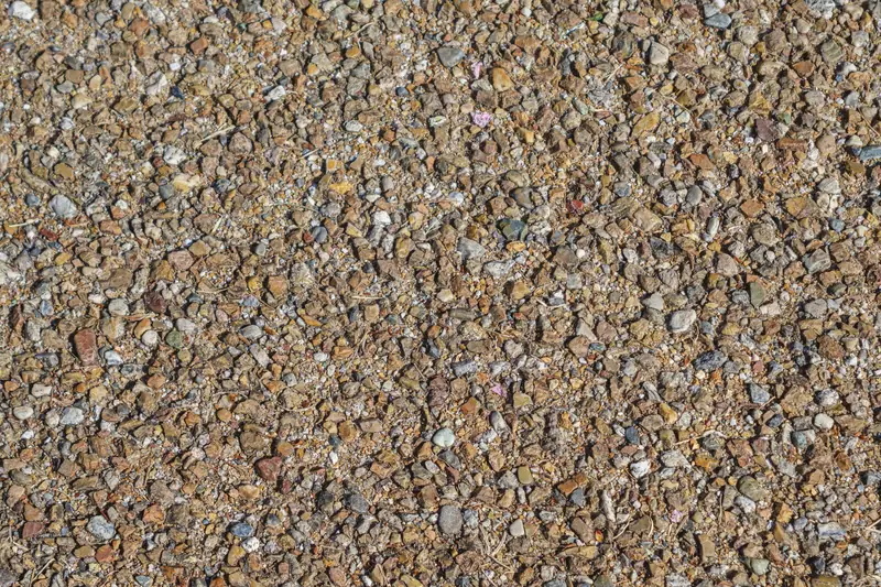 Resin bound aggregate close-up