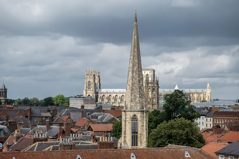 York skyline with church spires and the Minster
